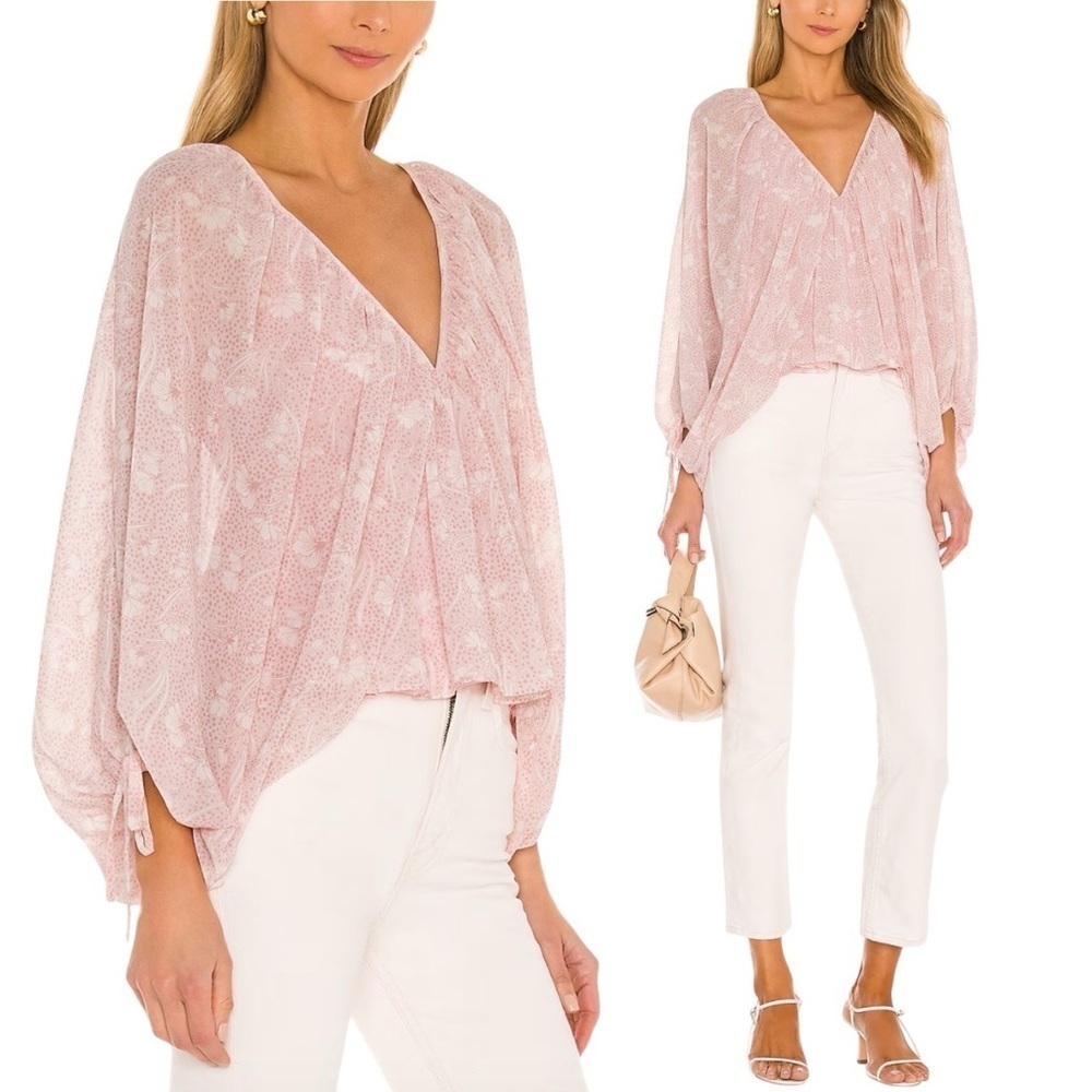 TULAROSA x REVOLVE Nola V-Neck Top‎ in Dylan Orchid Floral